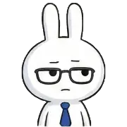 お仕事ウサギ画像横目