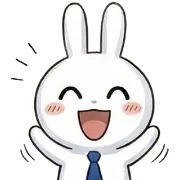 お仕事ウサギ画像横目