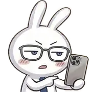 お仕事ウサギ画像横目