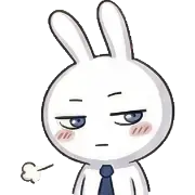 お仕事ウサギ画像横目