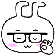 お仕事ウサギ画像横目