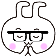 お仕事ウサギ画像横目