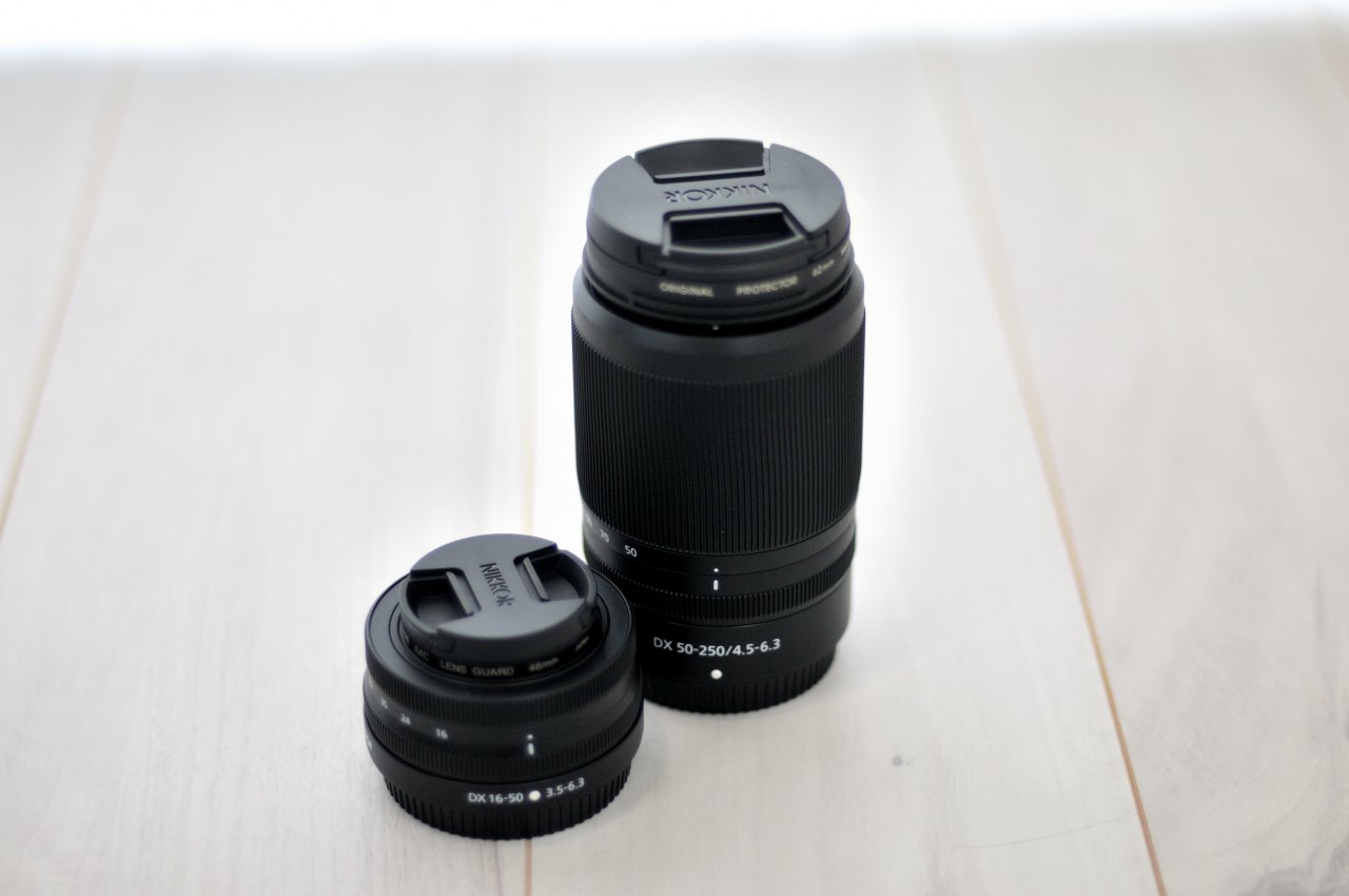 ダブルズームキッドのレンズ